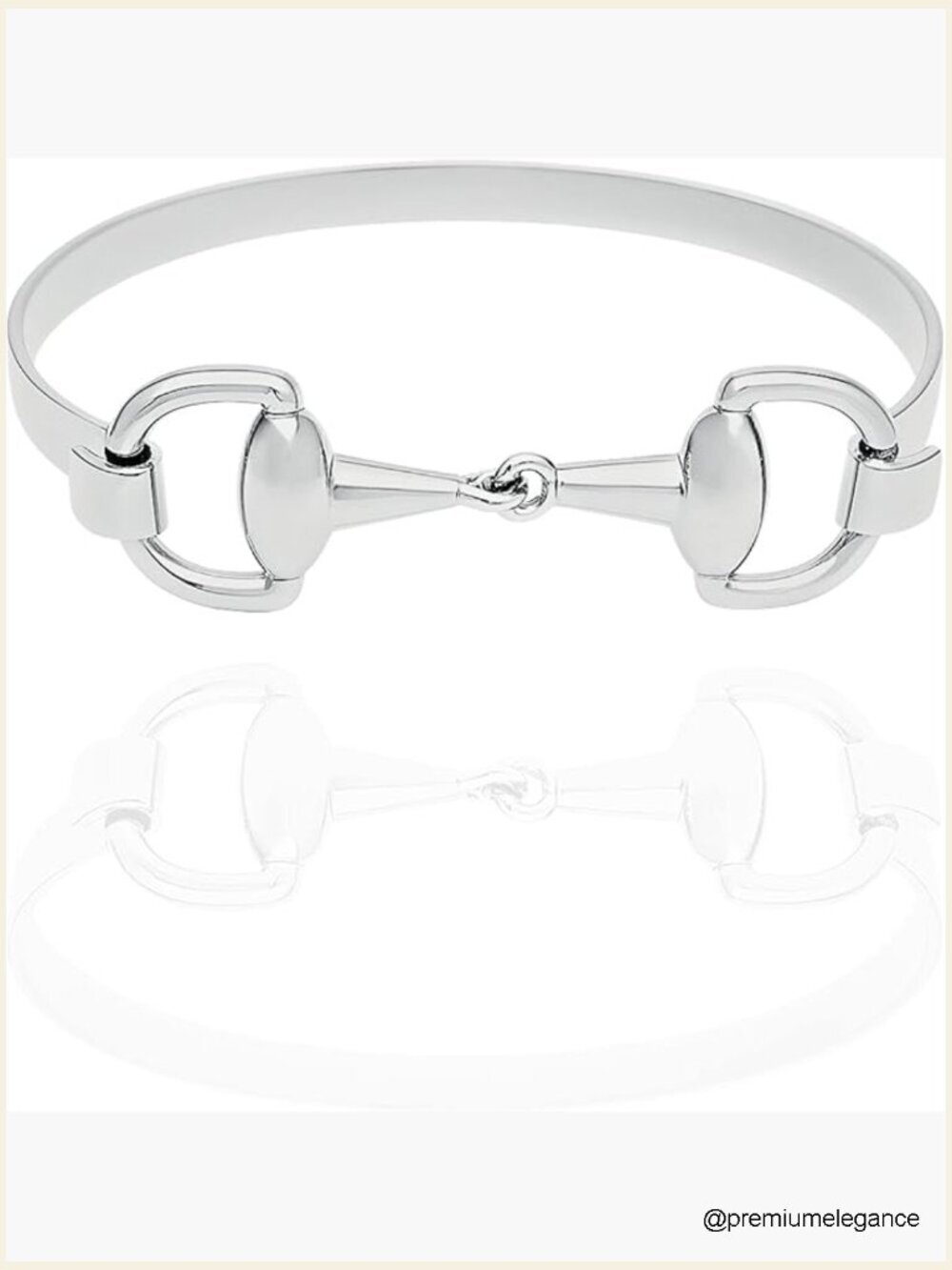 Stackable Horse Bit Cuff Bangle Bracelet, Equestrian Jewelry for Women